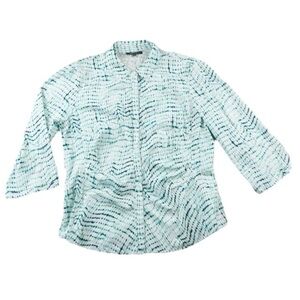 Like New Lafayette 148 Ruched Blouse, Size 16